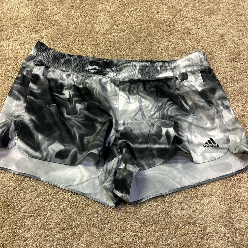 Adidas Running Shorts Size XL NWOT BLACK AND WHITE